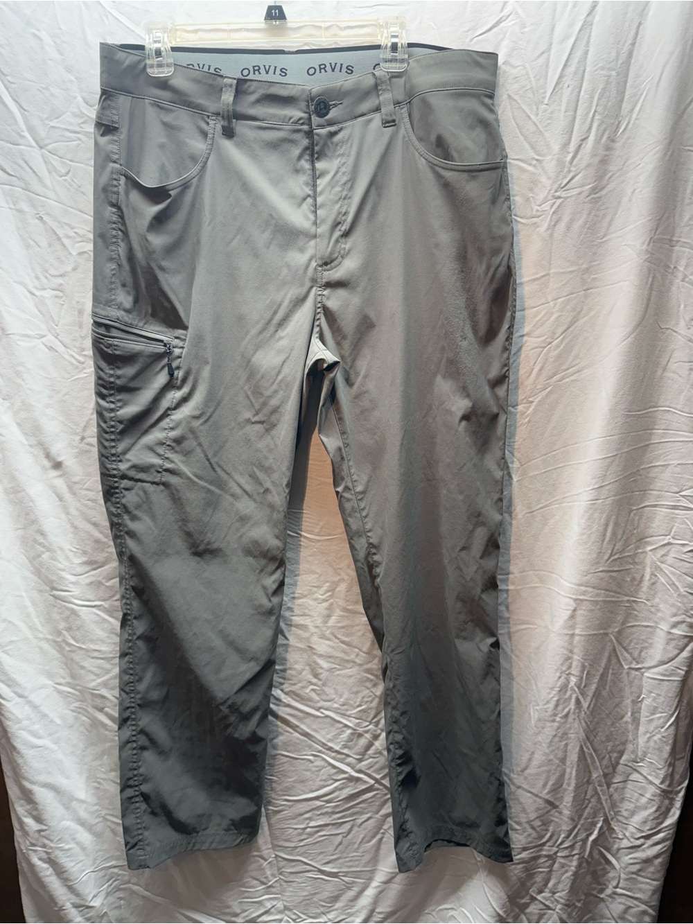 Orvis Men's Gray Cargo Performance Pants